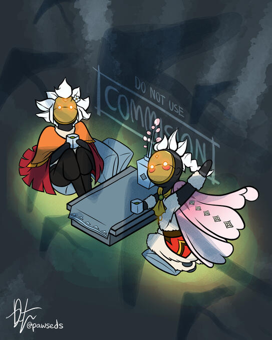 2 no render full-body ($30) + background and props ($15)