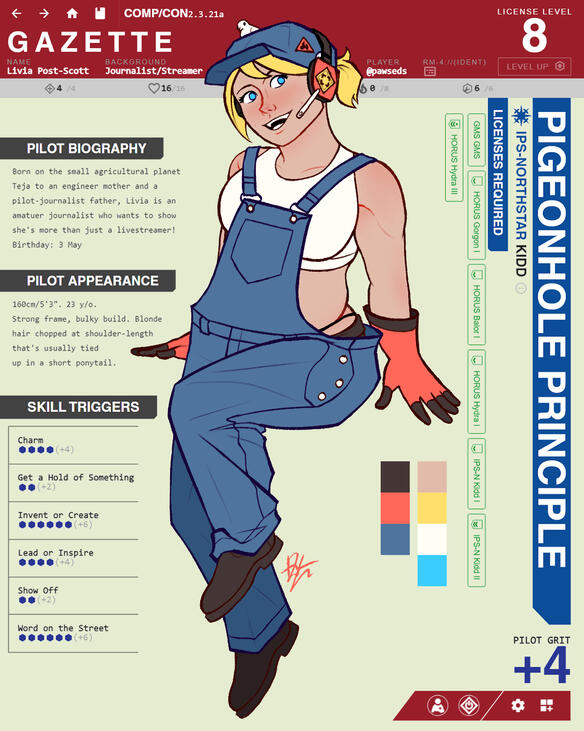 Livia Post-Scott Sheet