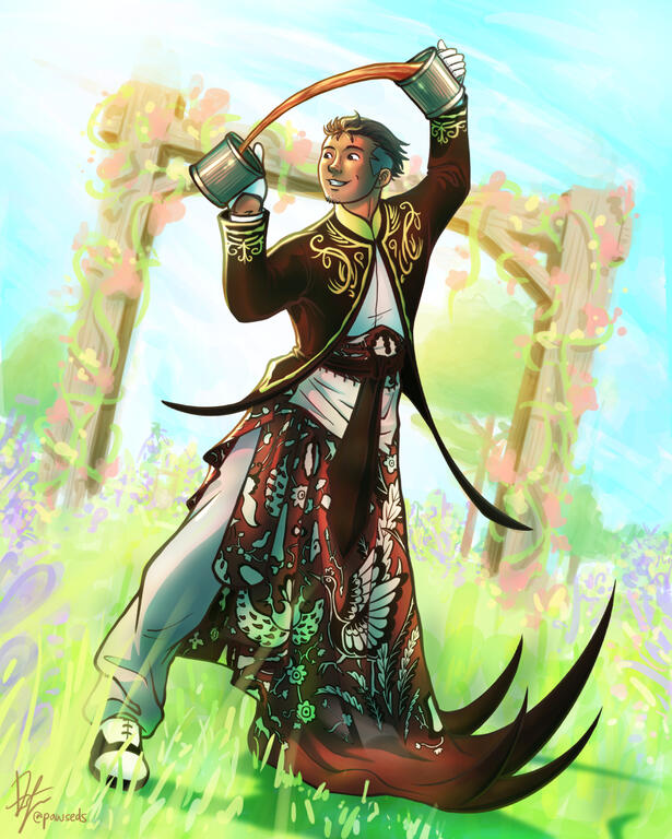 Full-body full render ($75) + details ($10) + background ($30)